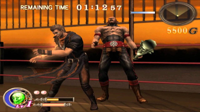 Men fighting ring fire demon free wallpaper for desktop - medium preview image