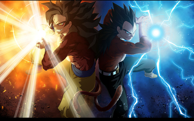 Couple people air lightning blue #4 free wallpaper for desktop - medium preview image