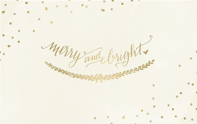 White gold card merry bright free wallpaper for desktop - medium preview image