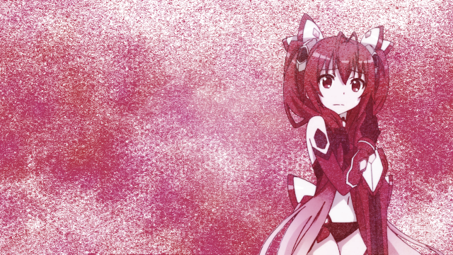 Anime girl long hair cat #2 free wallpaper for desktop - medium preview image