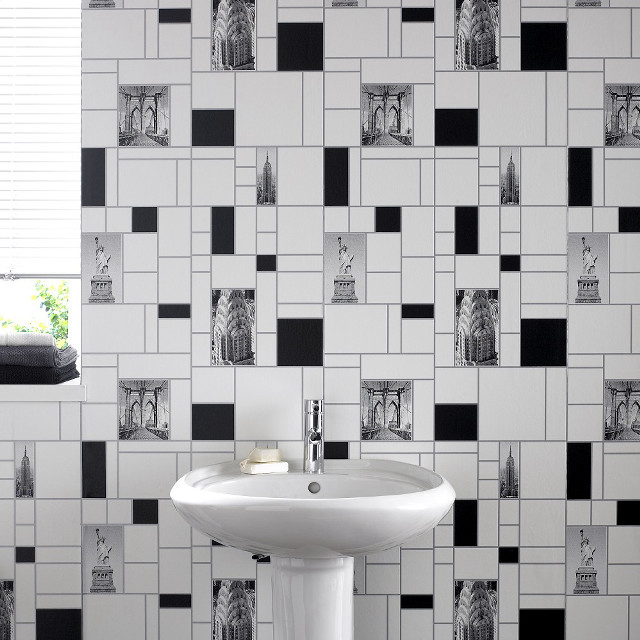 Bathroom sink tiled wall window free wallpaper for tablet - medium preview image