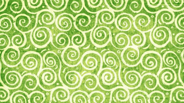 Green white background swirls dots free wallpaper for desktop - medium preview image