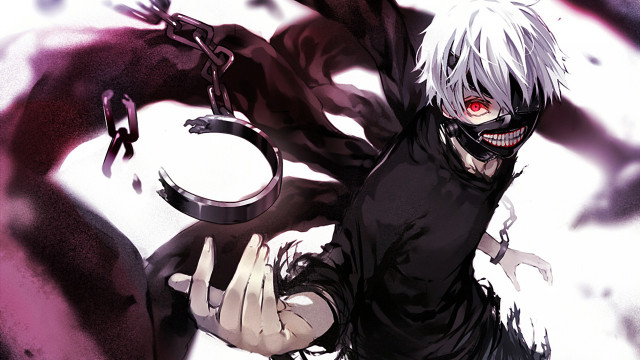Man white hair black outfit #2 free wallpaper for desktop - medium preview image