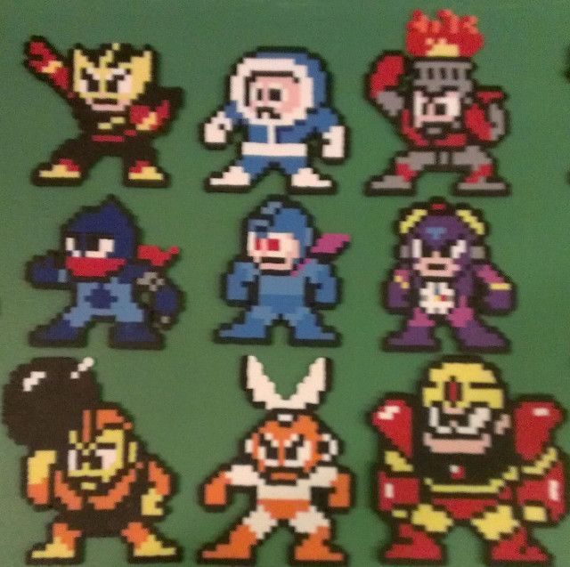 Pixel art green background image free wallpaper for tablet - medium preview image