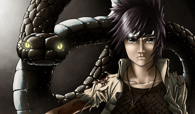 Man snake shoulder snake shoulder #2 free wallpaper for desktop - medium preview image