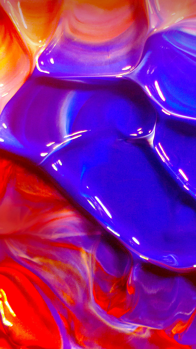 Colorful liquid closeup red blue free wallpaper for mobile - medium preview image