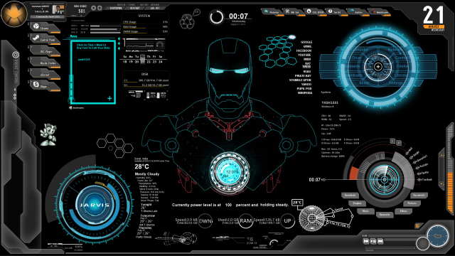 Batman computer screen circle lights free wallpaper for desktop - medium preview image
