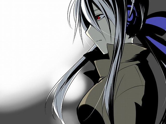 Woman long hair blue eyes #5 free wallpaper for desktop - medium preview image