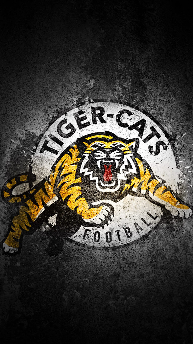 Tiger logo football black background free wallpaper for mobile - medium preview image