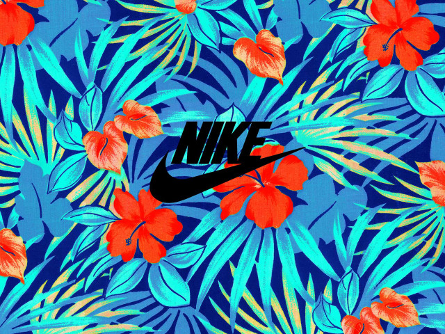 Blue red floral wallpaper nike free wallpaper for desktop - medium preview image