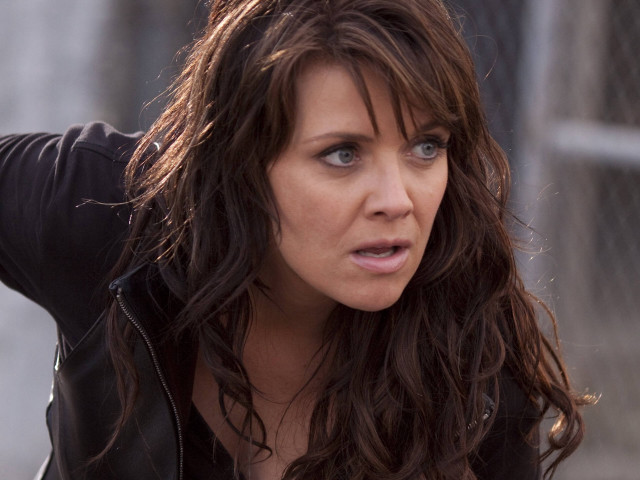 Woman long hair black jacket #22 free wallpaper for desktop - medium preview image