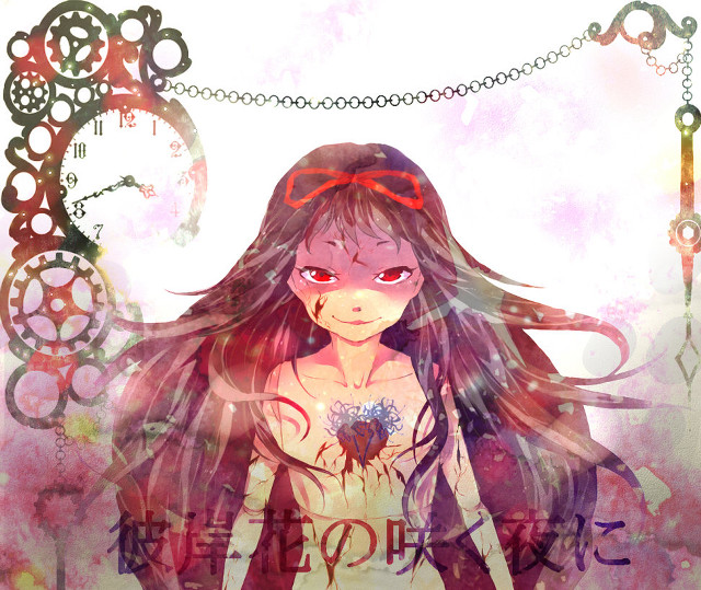 Girl long hair red bow #2 free wallpaper for desktop - medium preview image