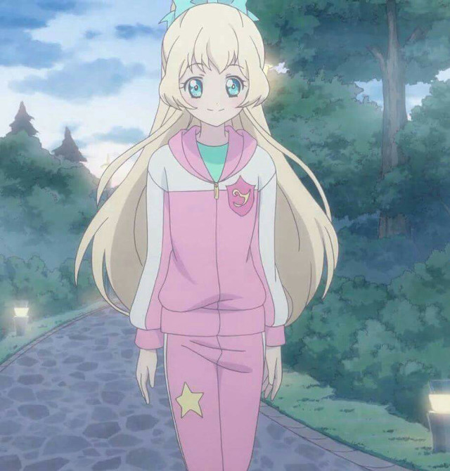 Girl pink outfit walking road free wallpaper for tablet - medium preview image