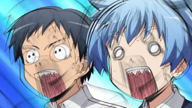 Anime characters mouths open eyes free wallpaper for desktop - medium preview image