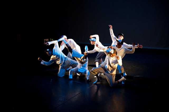 Dance performance group arms legs free wallpaper for desktop - medium preview image