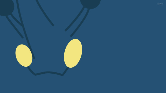 Blue background yellow circles yellow free wallpaper for desktop - medium preview image