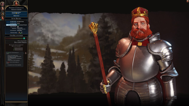 Man in armor sword trees free wallpaper for desktop - medium preview image