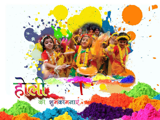 Colorful people paint splash white free wallpaper for desktop - medium preview image