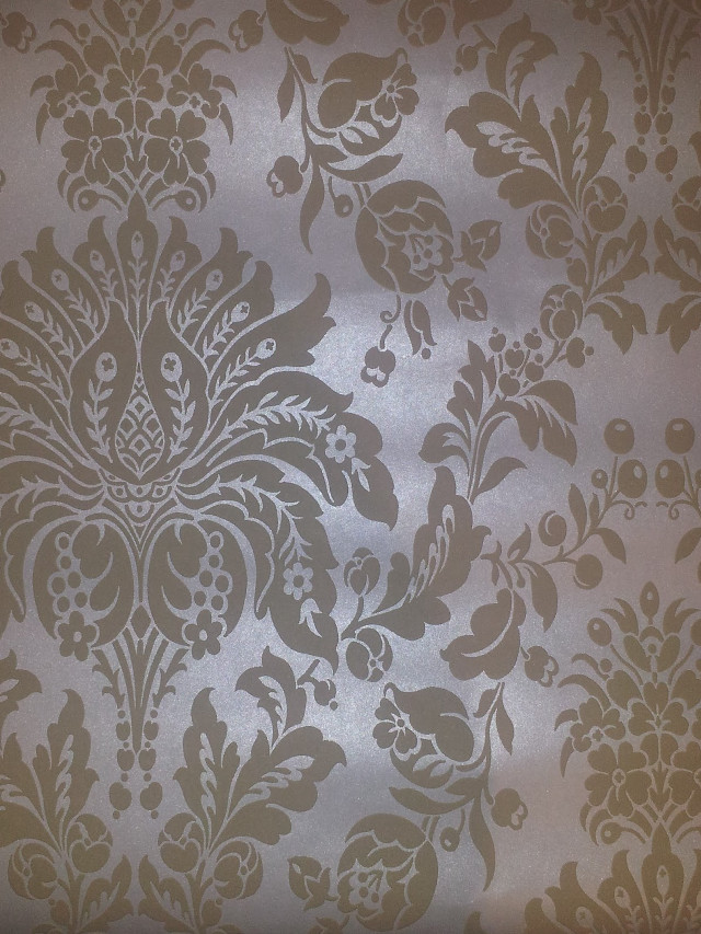 Floral design brown background white free wallpaper for mobile - medium preview image