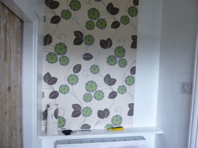 Wall mounted heater window flowered free wallpaper for desktop - medium preview image