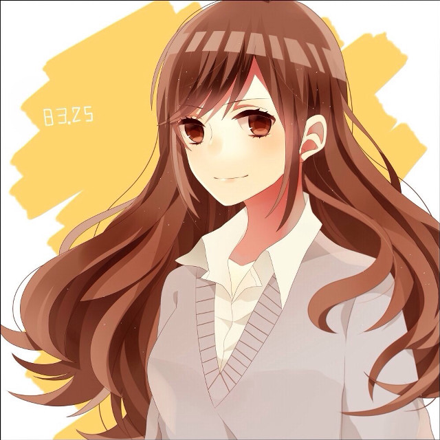 Girl long brown hair sweater free wallpaper for tablet - medium preview image