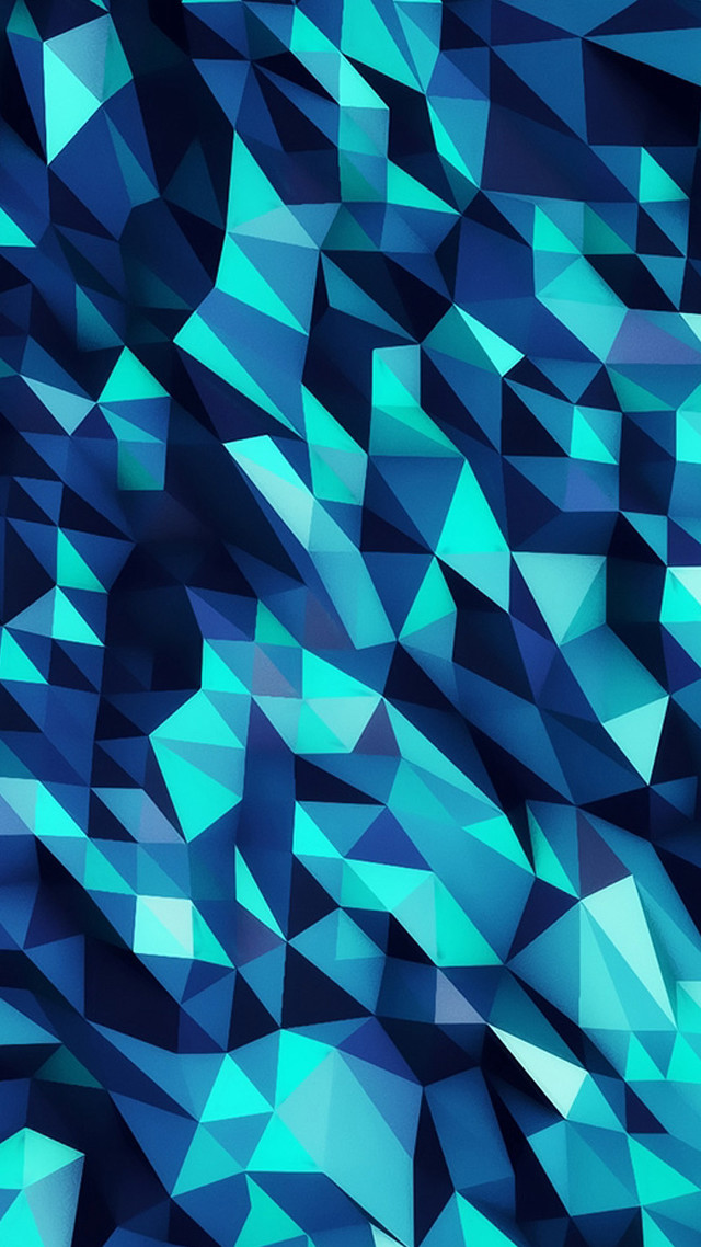 Blue abstract background small triangles free wallpaper for mobile - medium preview image