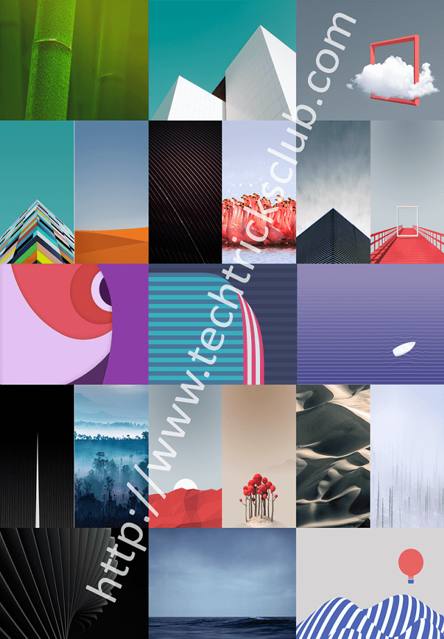 Collage sky background red circle free wallpaper for mobile - medium preview image