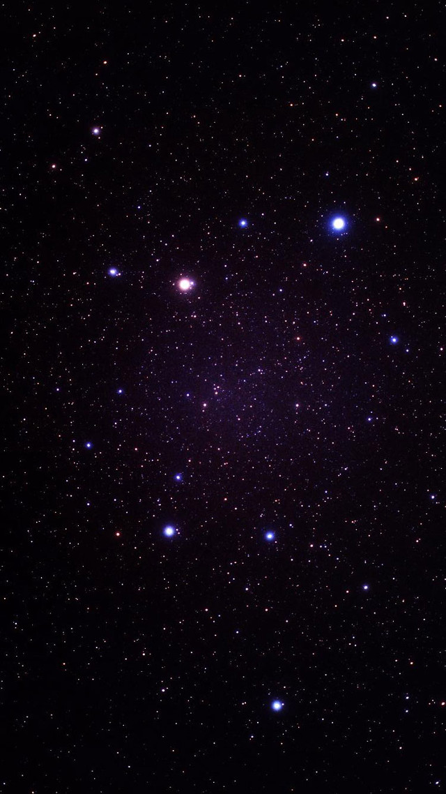 Cluster stars night sky bright free wallpaper for mobile - medium preview image