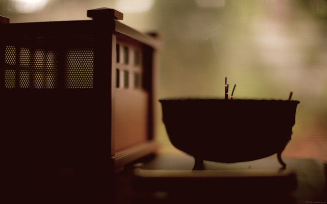 Small bowl sticks table wooden free wallpaper for desktop - medium preview image