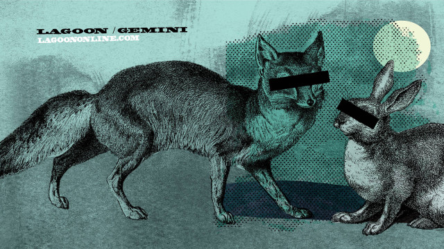 Rabbits blindfolds drawing image artwork free wallpaper for desktop - medium preview image