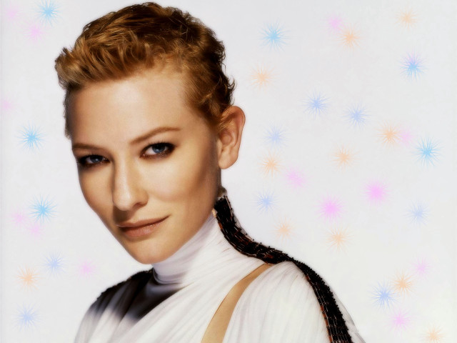 Woman braid white shirt starry free wallpaper for desktop - medium preview image