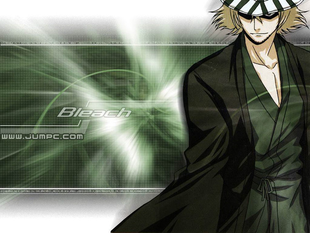 Black robe green hat baiōken free wallpaper for desktop - medium preview image