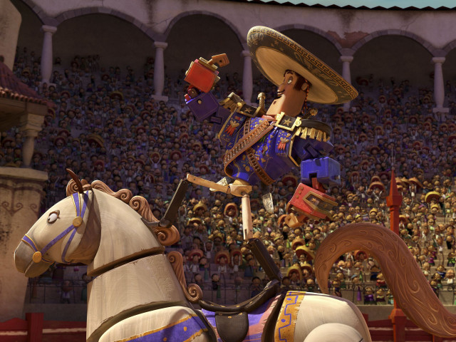 Circus man horse cartoon crowd free wallpaper for desktop - medium preview image