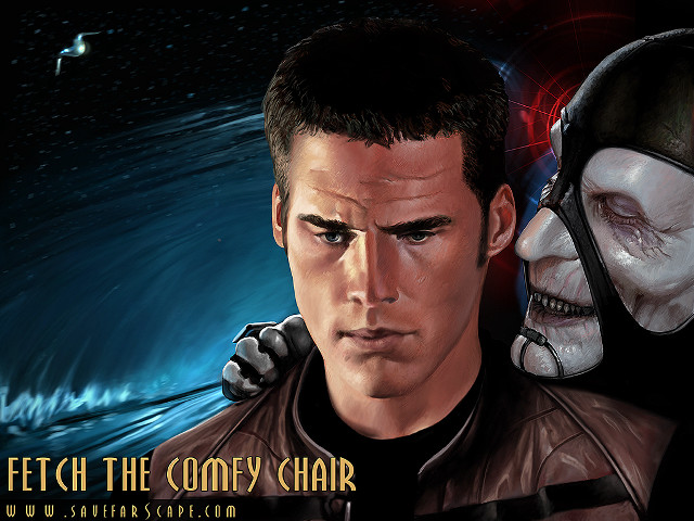 Man woman fetch comedy chair free wallpaper for desktop - medium preview image