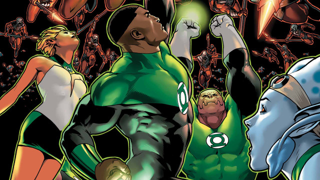 Group green white uniforms lantern free wallpaper for desktop - medium preview image