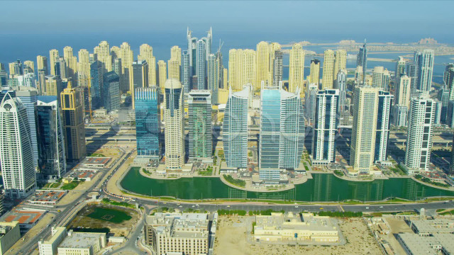 Cityscape river bridge tower skyline free wallpaper for desktop - medium preview image