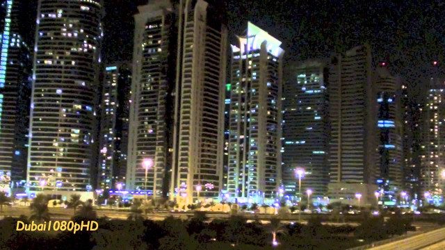 City skyline night train passing free wallpaper for desktop - medium preview image