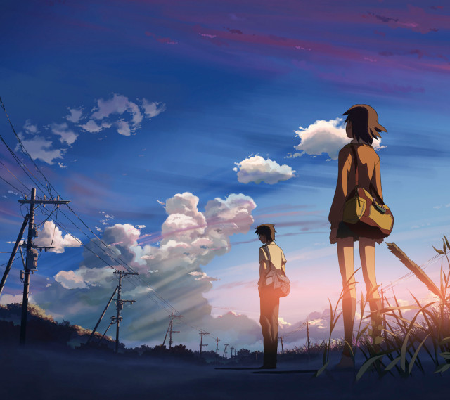 Couple people field cloudy sky #2 free wallpaper for tablet - medium preview image