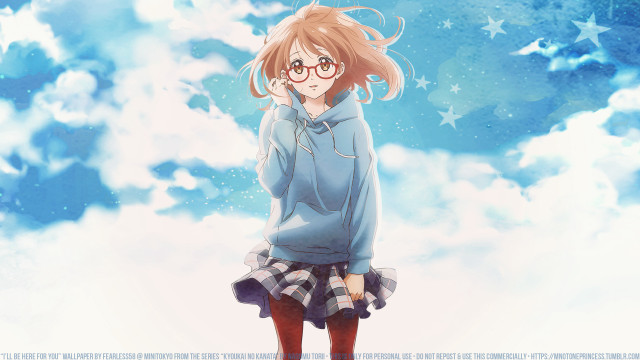 Girl clouds hoodie eyewear star free wallpaper for desktop - medium preview image