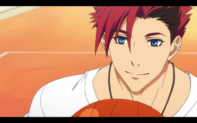 Man red hair basketball serious free wallpaper for desktop - medium preview image