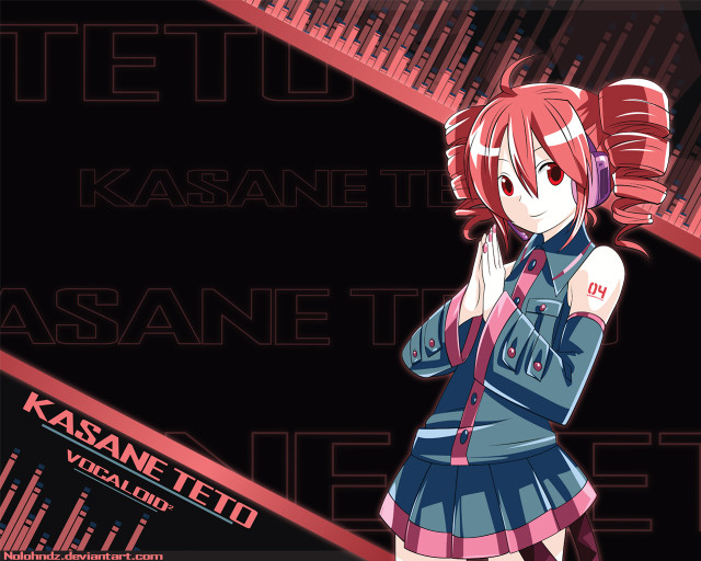 Redhair blue dress anime girl free wallpaper for desktop - medium preview image