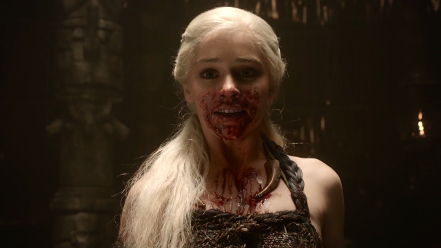 Woman white hair zombie dark free wallpaper for desktop - medium preview image