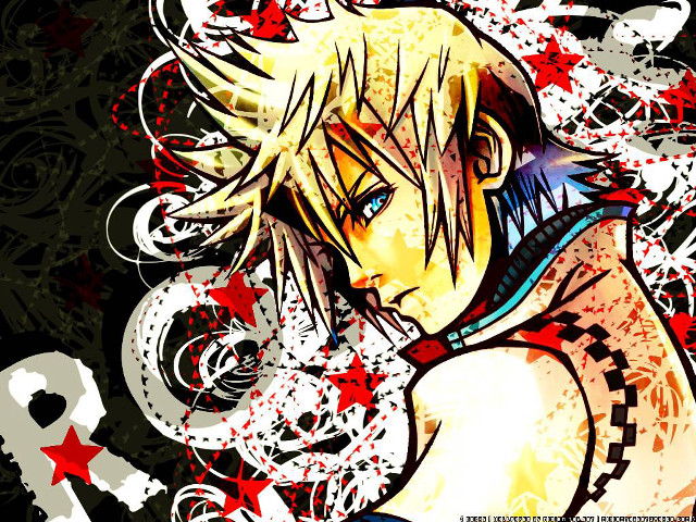 Anime artistic character expression chest free wallpaper for desktop - medium preview image