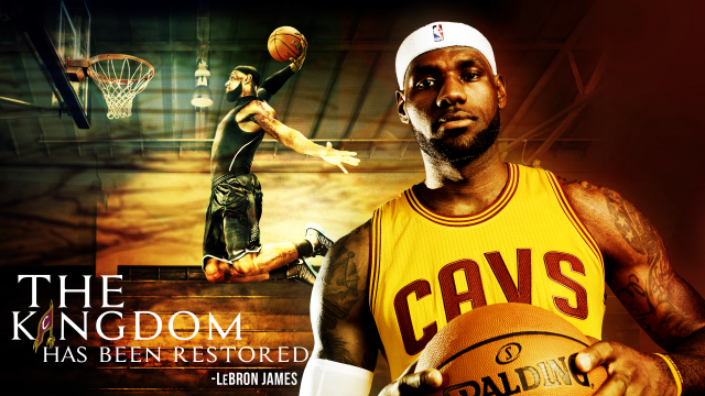 Man holding basketball poster kingdom free wallpaper for desktop - medium preview image