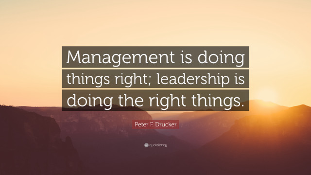 Management is doing things right free wallpaper for desktop - medium preview image