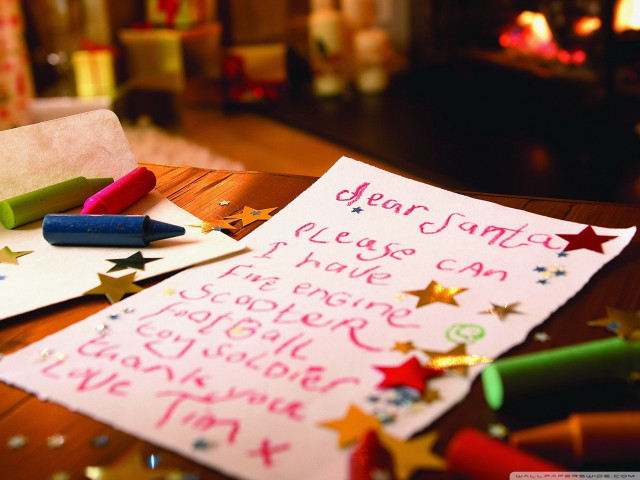 Note child newyear santa christmas free wallpaper for desktop - medium preview image