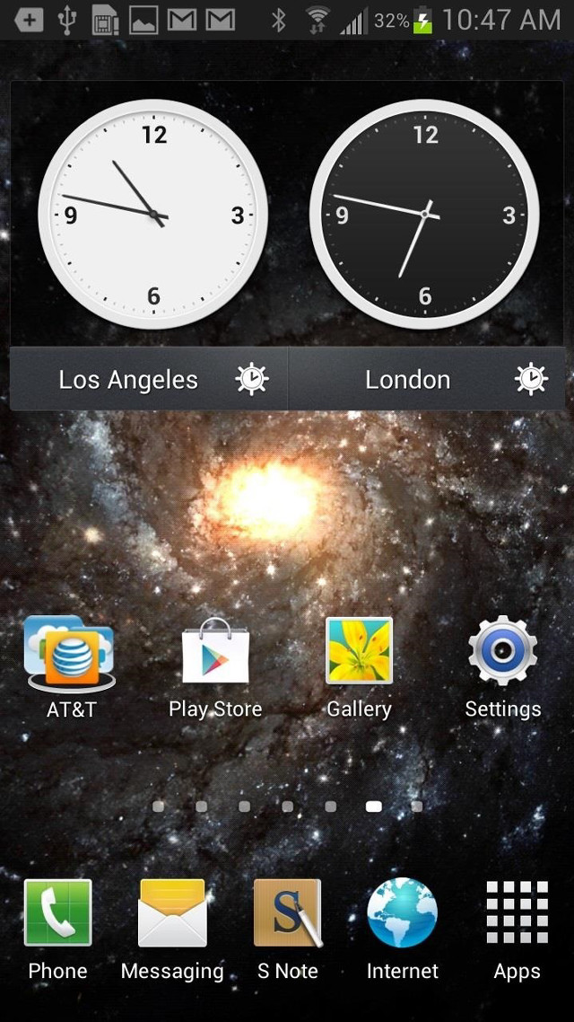 Clock clockface cellphone galaxy background free wallpaper for mobile - medium preview image