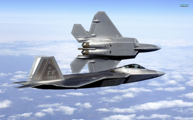 Fighter jet flying sky clouds #10 free wallpaper for desktop - medium preview image