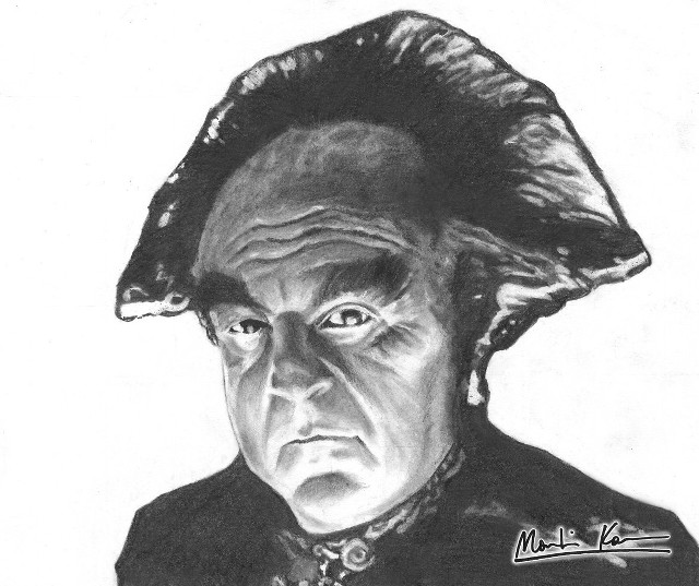 Man hat frown drawing image free wallpaper for desktop - medium preview image