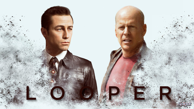 Two men leather jackets smoke free wallpaper for desktop - medium preview image